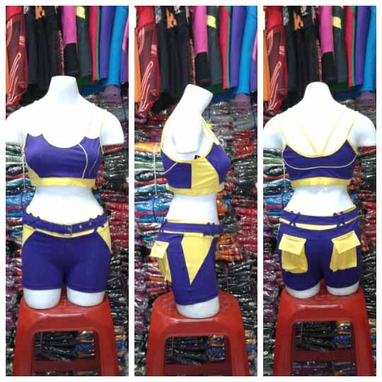 Jual Baju Senam Erobik Model Celana Pendek Murah. Kode K25 029.  Baju 