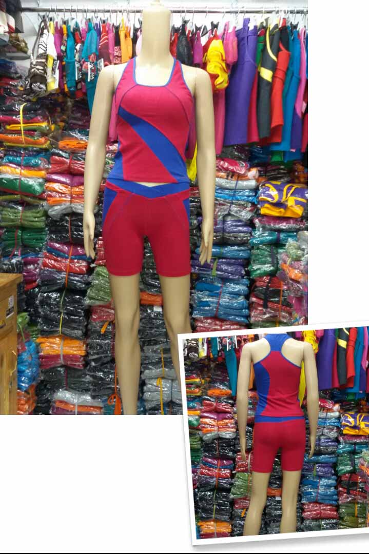 Grosir Baju Senam Celana Pendek Murah Kode K35 015  Baju Senam Murah 